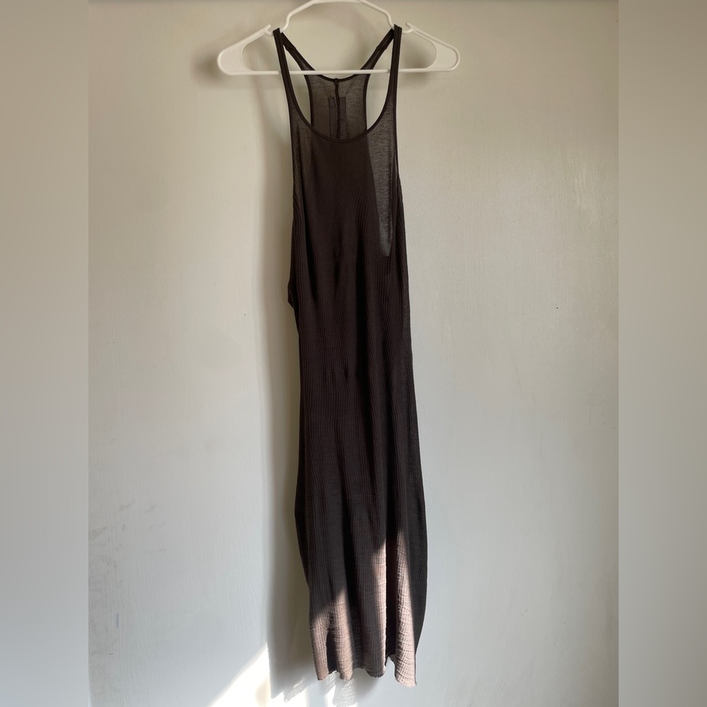 Women’s Rick Owens Dark Dust Crust F/W 09 Tank Top Dress sz 8 /44 (?) no tag